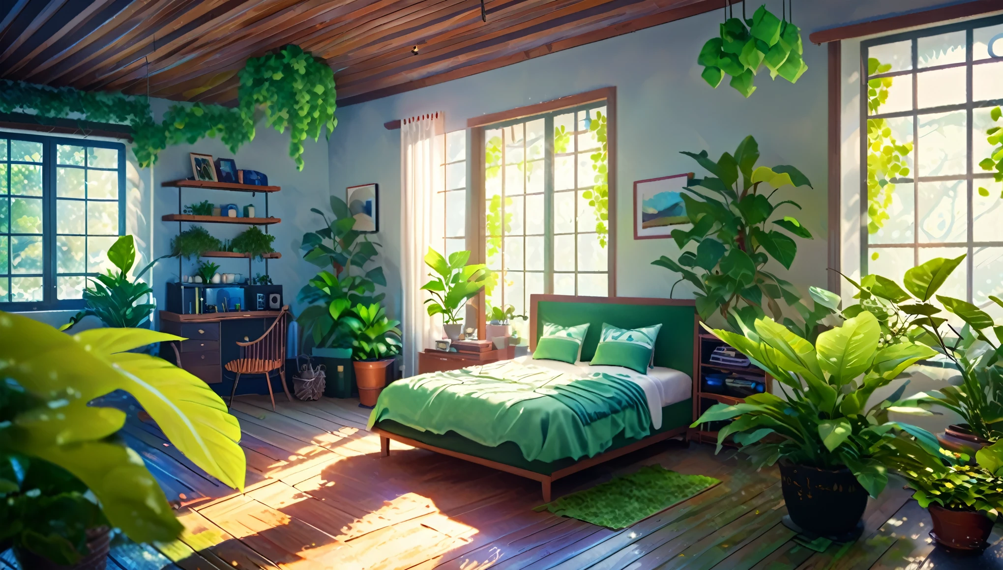  woman in culture capsule, room full of houseplants, best quality, 4k, 8k, highres, masterpiece:1.2, ultra-detailed, realistic, photorealistic, photo-realistic:1.37, HDR, UHD, studio lighting, ultra-fine painting, sharp focus, physically-based rendering, extreme detail description, professional, vivid colors, bokeh, surreal, fantasy, cinematic, dramatic lighting, lush foliage, verdant, emerald, translucent, ethereal, dreamlike, glowing, serene, contemplative