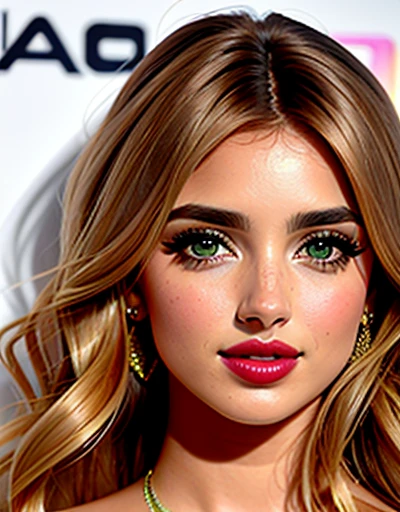 {Ana de Armas}, (cabelos rabo de cavalo com franja, slightly messy brown color), (olhos verdes, olhos altamente detalhado e brilhante), (full lips with dark lipstick), imagem altamente detalhada, alta qualidade, 16K, estilo cyberpunk, Altamente hiper realista.