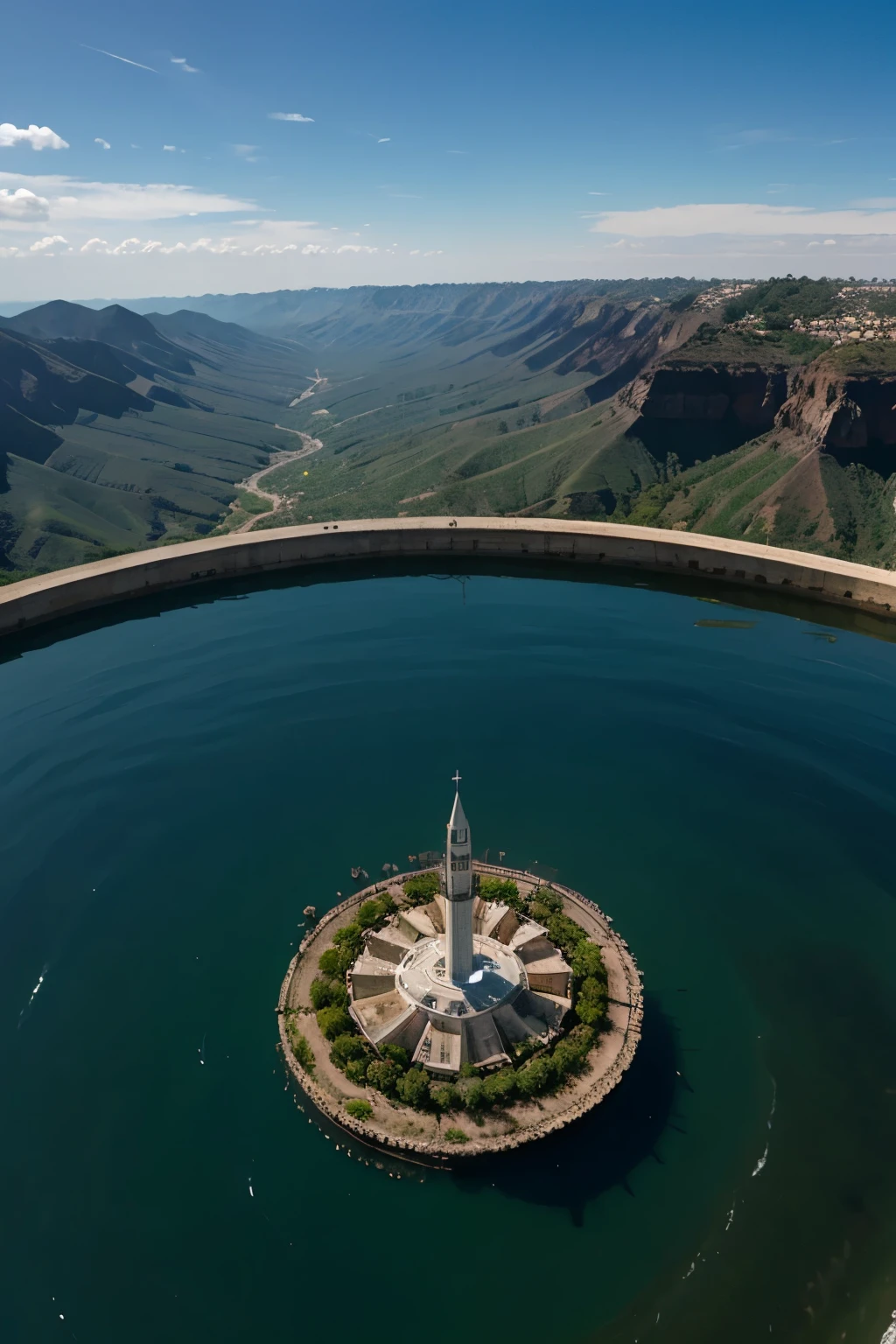 Chorro de agua cayendo desde el cielo