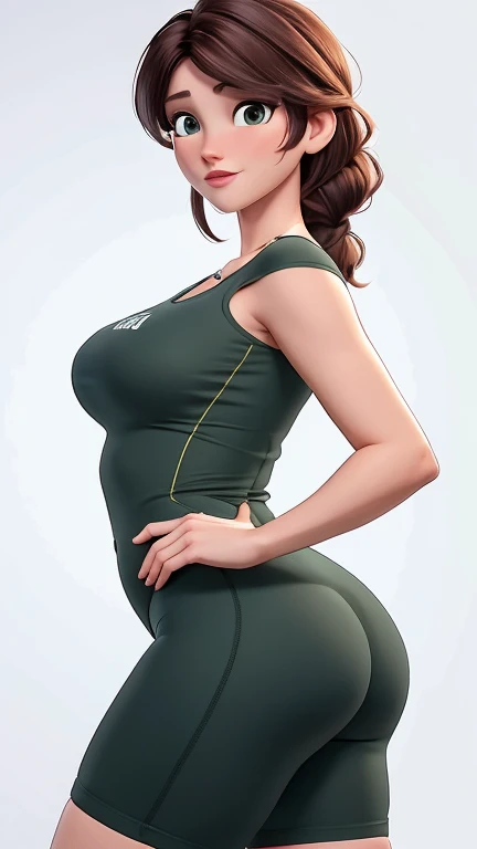 Anna de Arendelle, (melhor qualidade:1.4),(pele brilhante), foco corporal, (rosto fofo), obra de arte, ultrarealista, (((melhor qualidade))), ((lindo Finger)), , lindo body, Design de personagem Lindo, ,lighting perfeita, Colorida, brilhante_frente_face_lighting, ultra high resolution, high resolution, absurdos:1.2, Bokeh:1.2, Reflexo de lente, (vibrante_Cor:1.2), (lindo, medium breasts:1.2), (coxas grossas:1.1), espesso,
Personagem feminina animada, curvy body, running, Pale skin, rosto encoberto pelos cabeos, ((vestindo short de lycra ultra ajustado)), ((vestindo minishorts de lycra green ultra justos)), short adidas ajustado super colado, colar de prata com pingente, Rugas, Red lips, Cabelo longo, vista bunda grande, ((mostre a bunda)), ((vista das costas)), vista da bunda, enfatizar as costas, straight vision 100% traseira, back view