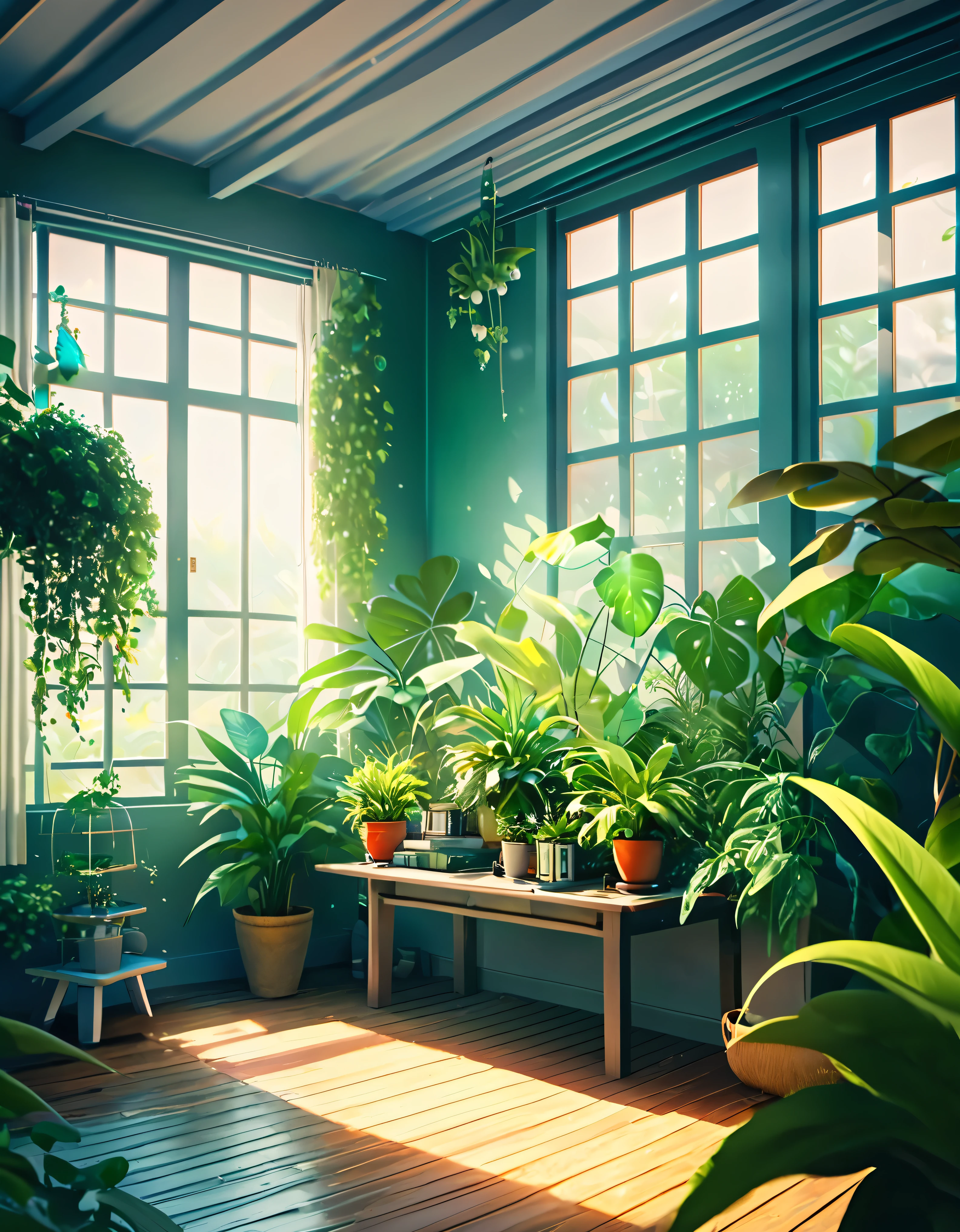  woman in culture capsule, room full of houseplants, best quality, 4k, 8k, highres, masterpiece:1.2, ultra-detailed, realistic, photorealistic, photo-realistic:1.37, HDR, UHD, studio lighting, ultra-fine painting, sharp focus, physically-based rendering, extreme detail description, professional, vivid colors, bokeh, surreal, fantasy, cinematic, dramatic lighting, lush foliage, verdant, emerald, translucent, ethereal, dreamlike, glowing, serene, contemplative