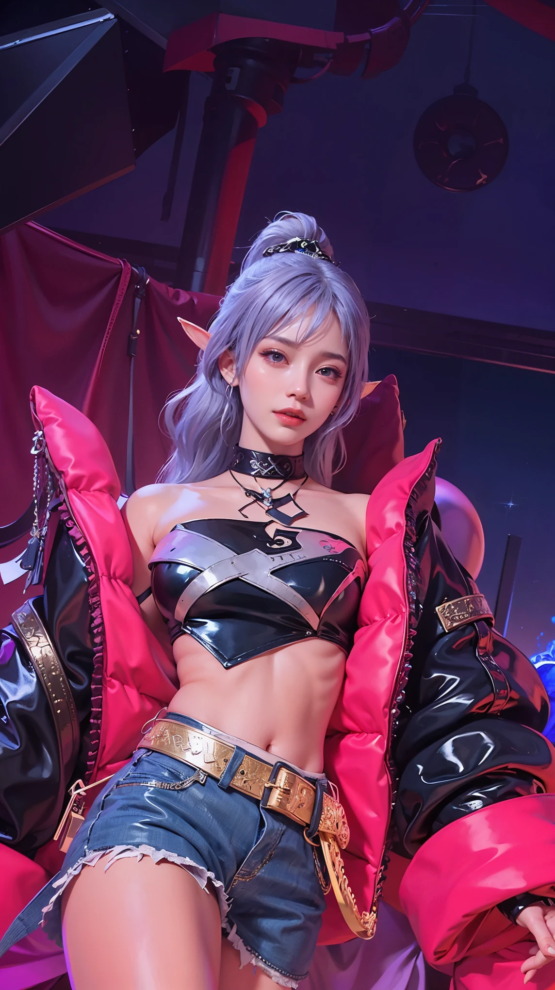 a close up of a woman wearing a red hood like a ruby ​​wearing a patch over one eye, shadowbringers cinematic, 4 k detail fantasy, a beautiful fantasy empress, game cg, xianxia fantasy, xianxia hero, 2. 5 d cgi anime fantasy artwork, cinematic goddess close shot, ruan jia and artgerm, wow 4 k detail fantasy, hyperdetailed fantasy character, smile beautifull.