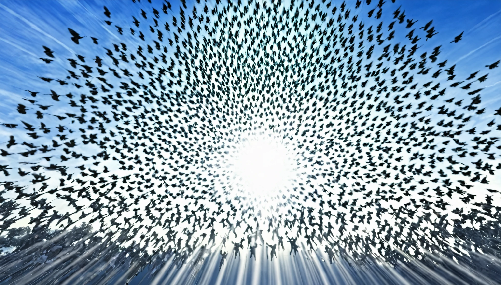 An Angel invasion come from sky