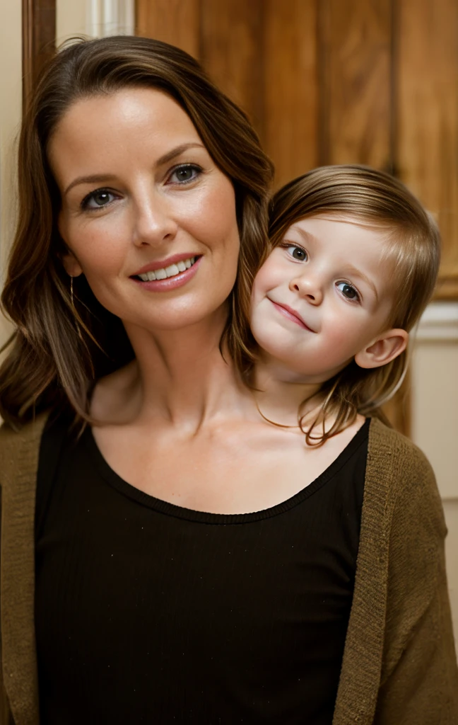 2heads, mom and daughter, (one head adult:1.5), (one head child:1.5)