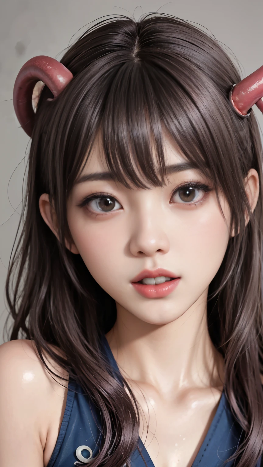 In the dungeons，Small Space，Tentaclesで覆われている,  Asian teenage girl, Crying face, 体の周りのTentacles, たくさんのTentacles, Fine details，Tentacles，Tentaclesで結ばれた，- Vaginal ，Drooling，cry，Detailed body，Complete limbs，Photo RAW, Hyper HD, Anatomically correct, Textured skin, Realistic, realism, Super detailed, Attention to detail, high quality, High resolution, 8k, Hyper HD, Anatomically correct, 35mm Photography、8Realistic, Surreal, Cinema Lighting, 32k, 1 supergirl,Accurate Supergirl costume、 (There are たくさんのTentacles around)、(((生意気なTentacles)))、 Backlight, (Bright light:1.2), (Improvement of quality:1.4), (Top quality Realistic textured skin:1.4), Detailed face, short hair, bangs, (Enhances the beauty of skin texture:1.1), Matte texture、スーパーガールがTentaclesでオナニーする、(非常に太いTentacles:2.2)、(非常に滑らかな表面のTentacles:2.3)、、(Supergirl has an orgasmic look on her face..:1.9)、(close ~ eye、Please open your mouth wide:2.0)、(Tentaclesが両手首に巻き付く:)、(Tentaclesがあなたの腕を強制的に開かせる:1.0)、太いTentaclesが口を塞ぐ、