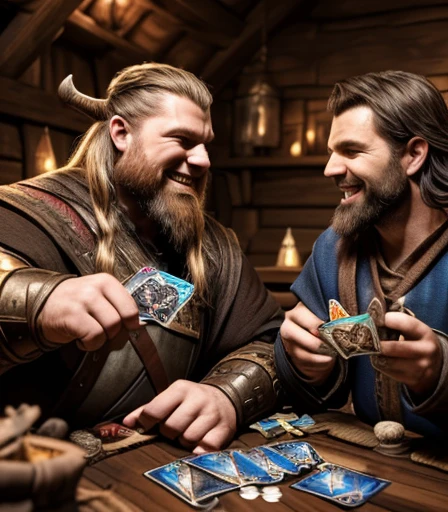 ((( 2 Cabal creatures are dueling on the card table , 2 creatures of darkness are battling on the card table, 2 mystical creatures are comforting each other on the card table )), He is laughing and holding a skull-shaped goblet full of drink., he is euphoric and very happy with his victory in the mystical card game, by He is sitting facing the viewer Holding his cards with both hands. He looks menacing, Just chubby plump extremely thick thighs (melhor qualidade,4K,8k,high resolution,obra de arte:1.2),ultra-detalhado,realista:1.37,homens,grown-up homens,old homens,fat white muscular homens,cabelo da barriga,large bulges, (((he is in a viking tavern holding magic cards with his hands, he is in a game of magic cards inside a bad tavern, he wears a mystical wizard&#39;s overcoat))). pants,camisa xadrez,barba,nojento,60-year-old homens,family,pai,barriga de urso,terno de abertura. Sentado na beirada da cama. apenas usando sunga no corpo. Looking at the spectator gesturing with his hands. Asking for your hand, pedindo um objeto., Se adequa, vetor, mwvetor, (((sitting in a luxurious armchair wearing only red swim trunks with open legs wearing socks with his hands on his thigh with his hands on the armchair , with one hand in his hair. Olhando para o expectador. )))