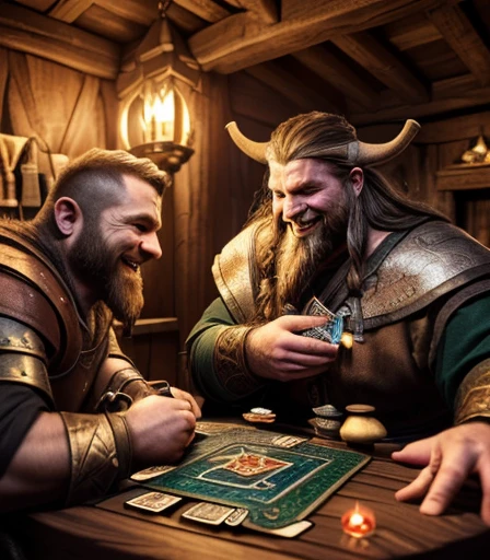 ((( 2 Cabal creatures are dueling on the card table , 2 creatures of darkness are battling on the card table, 2 mystical creatures are comforting each other on the card table )), He is laughing and holding a skull-shaped goblet full of drink., he is euphoric and very happy with his victory in the mystical card game, by He is sitting facing the viewer Holding his cards with both hands. He looks menacing, Just chubby plump extremely thick thighs (melhor qualidade,4K,8k,high resolution,obra de arte:1.2),ultra-detalhado,realista:1.37,homens,grown-up homens,old homens,fat white muscular homens,cabelo da barriga,large bulges, (((he is in a viking tavern holding magic cards with his hands, he is in a game of magic cards inside a bad tavern, he wears a mystical wizard's overcoat))). pants,camisa xadrez,barba,nojento,60-year-old homens,family,pai,barriga de urso,terno de abertura. Sentado na beirada da cama. apenas usando sunga no corpo. Looking at the spectator gesturing with his hands. Asking for your hand, pedindo um objeto., Se adequa, vetor, mwvetor, (((sitting in a luxurious armchair wearing only red swim trunks with open legs wearing socks with his hands on his thigh with his hands on the armchair , with one hand in his hair. Olhando para o expectador. )))
