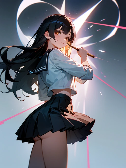 7個人在in front of camera驕傲地挺起胸膛的照片,
Fine black glossy hair、Straight Hair、long hair、pupils sparkling、long eyelashes、Brown eyes、make up、Smile、color field painting、modern Art、Vague、mix、from below、from the side、panoramic、超wide angle、wide angle、F/1.8、135 mm、Canon、nffsw、retina、masutepiece、Exquisite、anatomically correct、skin texture、Super details、high detail、high quality、high resolution、1080p、Hard Drive、4K、8K ,最high quality,Sexy pose,((Cheerleading girls)),serafuku,Wearing tight simple clothes,Sexy pleated skirt:1.27),(from bottom to top,White tong,1.24),long thin legs,Fashion model,(top quality)、(masterpiece) ,(Professional lighting with fewer shadows),(hyper-realistic),(Perfect Anatomy),(in front of camera,There are 7 women,bangs and forehead),(Bright and even skin without wrinkles and steps: 1.5)、(美麗的藍眼睛long eyelashes和紅色淚袋:1.5)、(7個人在in front of camera驕傲地挺起胸膛:1.2)、(Turn around so that your back is arched buttocks),
Like big