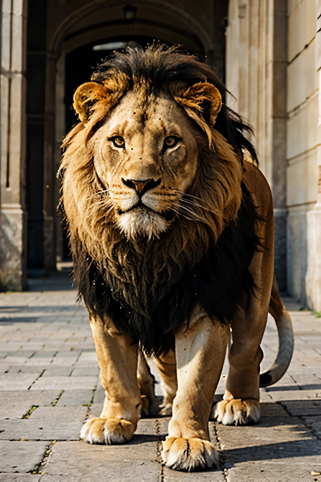 Lion that says HPTC YOUR DAD