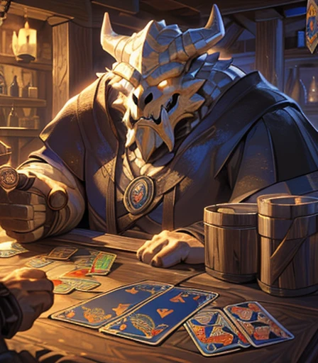 ((( 2 Cabal creatures are dueling on the card table , 2 creatures of darkness are battling on the card table, 2 mystical creatures are comforting each other on the card table )), He is laughing and holding a skull-shaped goblet full of drink., he is euphoric and very happy with his victory in the mystical card game, by He is sitting facing the viewer Holding his cards with both hands. He looks menacing, Just chubby plump extremely thick thighs (melhor qualidade,4K,8k,high resolution,obra de arte:1.2),ultra-detalhado,realista:1.37,homens,grown-up homens,old homens,fat white muscular homens,cabelo da barriga,large bulges, (((he is in a viking tavern holding magic cards with his hands, he is in a game of magic cards inside a bad tavern, he wears a mystical wizard&#39;s overcoat))). pants,camisa xadrez,barba,nojento,60-year-old homens,family,pai,barriga de urso,terno de abertura. Sentado na beirada da cama. apenas usando sunga no corpo. Looking at the spectator gesturing with his hands. Asking for your hand, pedindo um objeto., Se adequa, vetor, mwvetor, (((sitting in a luxurious armchair wearing only red swim trunks with open legs wearing socks with his hands on his thigh with his hands on the armchair , with one hand in his hair. Olhando para o expectador. )))