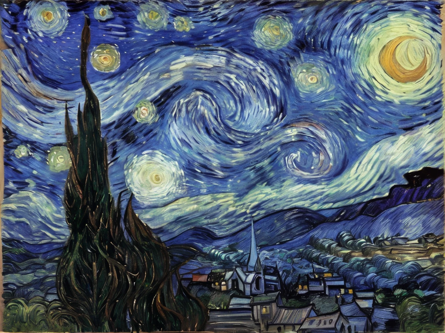 starry night painting by vinCent van gogh, the starry night, starry night, in the starry night, van gogh, van gogh画作, vinCent van gogh画作, by VinCent Van Gogh, style of van gogh starry night, van gogh艺术风格, van gogh和 m. C. esCher, van gogh, dark starry night, van gogh风格, vinCent