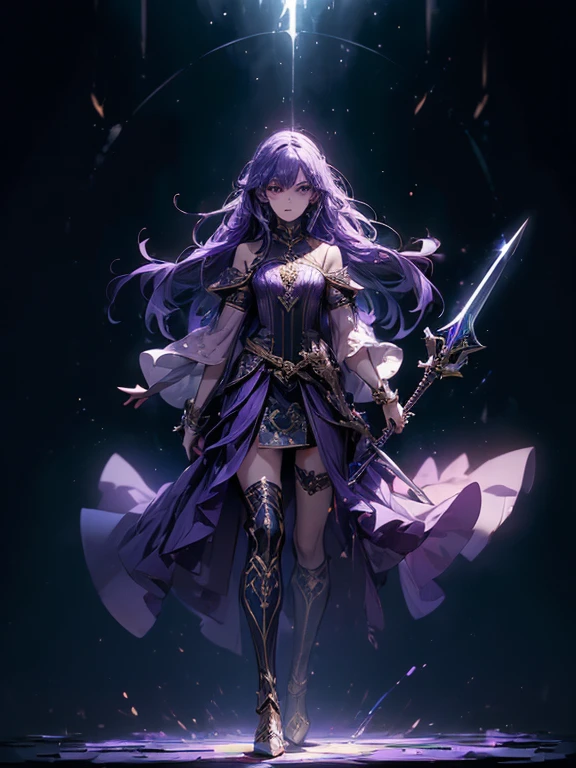 (8k), (Best Quality), (Masterpiece:1.2), (Realistic), (Photorealistic:1.37), Super Detail,Large Sword,Transparent Sword,Crystal,Lilac,Exquisite Construction --auto --s2