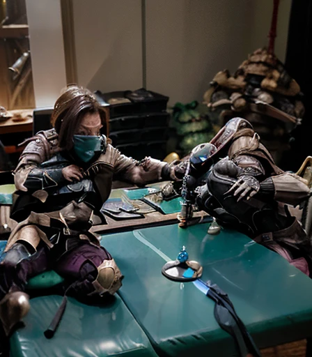 ((( 2 Cabal creatures are dueling on the table in a violent battle for their lives. )))
