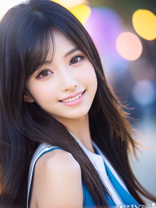 Future Girls Six Teams「Sunlight Orange」「Mint Crystal」「Obsidian Elf」「Purple moonlight」「Crimson Phantom」「Magic blue bear」
Fine black glossy hair、Straight Hair、long hair、pupils sparkling、long eyelashes、Brown eyes、make up、Smile、
skin texture、Super details、high detail、high quality、high resolution、1080p、Hard Drive、8K ,最high quality,Sexy pose,((Cheerleading girls)),
(Bright, even skin without wrinkles)