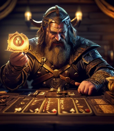 They are skeleton warriors, they are dragon warriors, they are wizards in hoods , they are elves, ((( 2 Cabal creatures are dueling on the card table , 2 creatures of darkness are battling on the card table, 2 mystical creatures are comforting each other on the card table )), He is laughing and holding a skull-shaped goblet full of drink., he is euphoric and very happy with his victory in the mystical card game, by He is sitting facing the viewer Holding his cards with both hands. He looks menacing, Just chubby plump extremely thick thighs (melhor qualidade,4K,8k,high resolution,obra de arte:1.2),ultra-detalhado,realista:1.37,homens,grown-up homens,old homens,fat white muscular homens,cabelo da barriga,large bulges, (((he is in a viking tavern holding magic cards with his hands, he is in a game of magic cards inside a bad tavern, he wears a mystical wizard's overcoat))). pants,camisa xadrez,barba,nojento,60-year-old homens,family,pai,barriga de urso,terno de abertura. Sentado na beirada da cama. apenas usando sunga no corpo. Looking at the spectator gesturing with his hands. Asking for your hand, pedindo um objeto., Se adequa, vetor, mwvetor, (((sitting in a luxurious armchair wearing only red swim trunks with open legs wearing socks with his hands on his thigh with his hands on the armchair , with one hand in his hair. Olhando para o expectador. )))