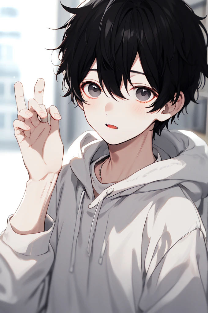 1 boy, Black Hair, black eyes