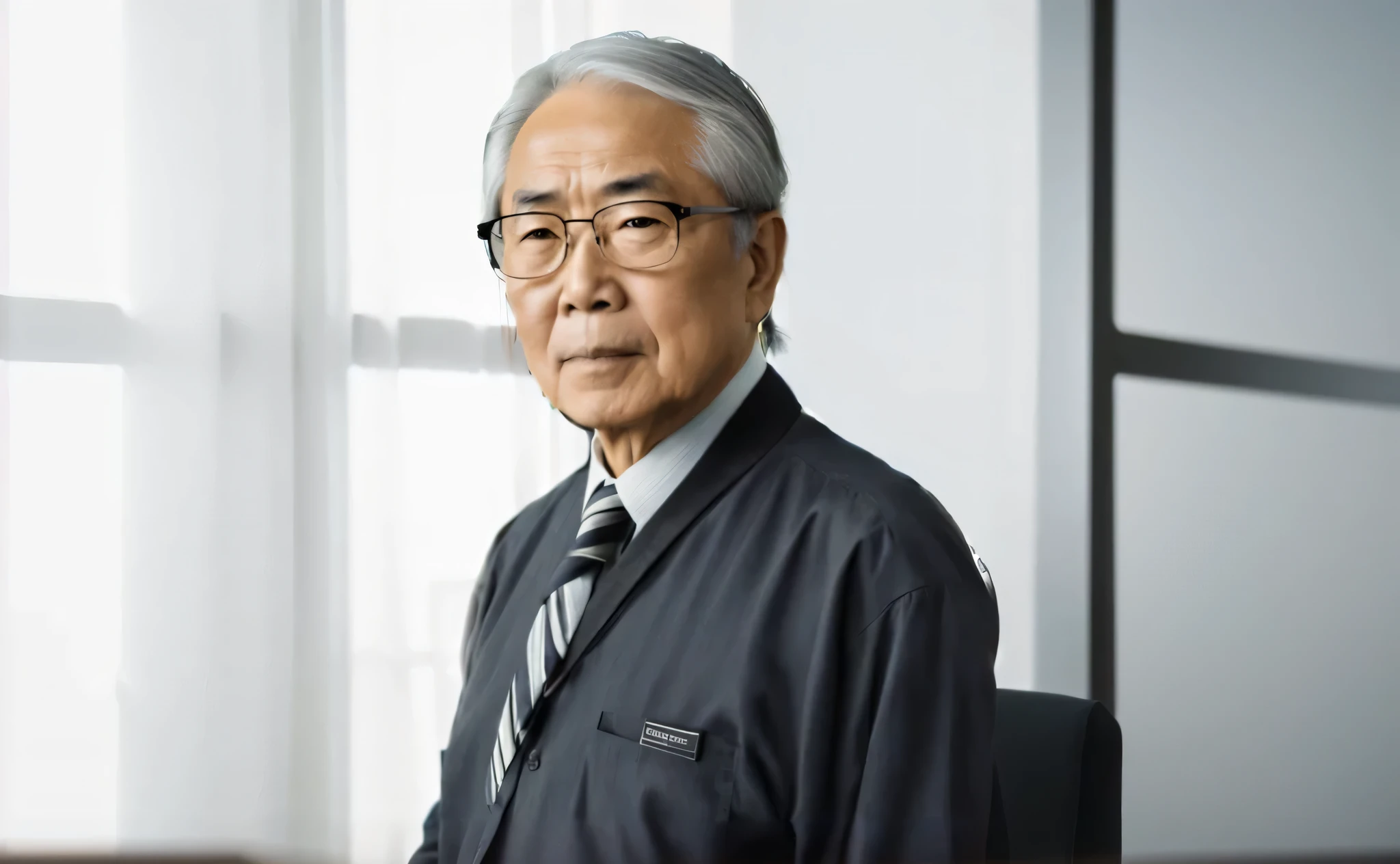 a japanese man in a suit and necktie, elegant businessman, high-end fashion, photorealistic, cinematic lighting, dramatic shadows, office scene, corporate portrait, hyperrealistic, sharp focus, ultra-detailed, (best quality,4k,8k,highres,masterpiece:1.2),ultra-detailed,(realistic,photorealistic,photo-realistic:1.37)