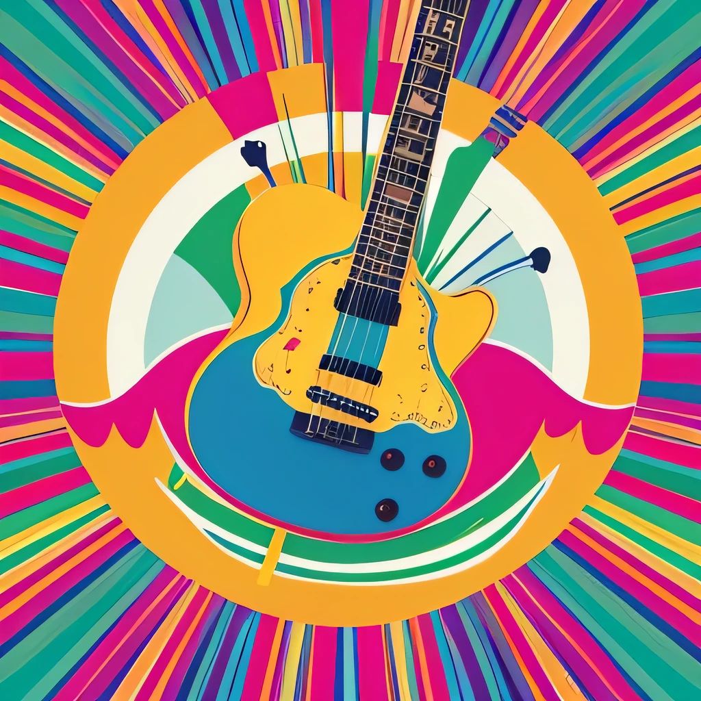 Mexico　An illustration　music　Cheerful　looks fun　colorful