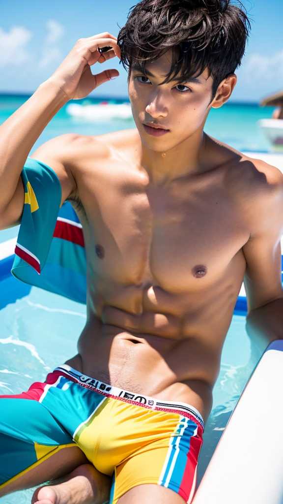male Age 23 swimwear hawaii lifesaver cool