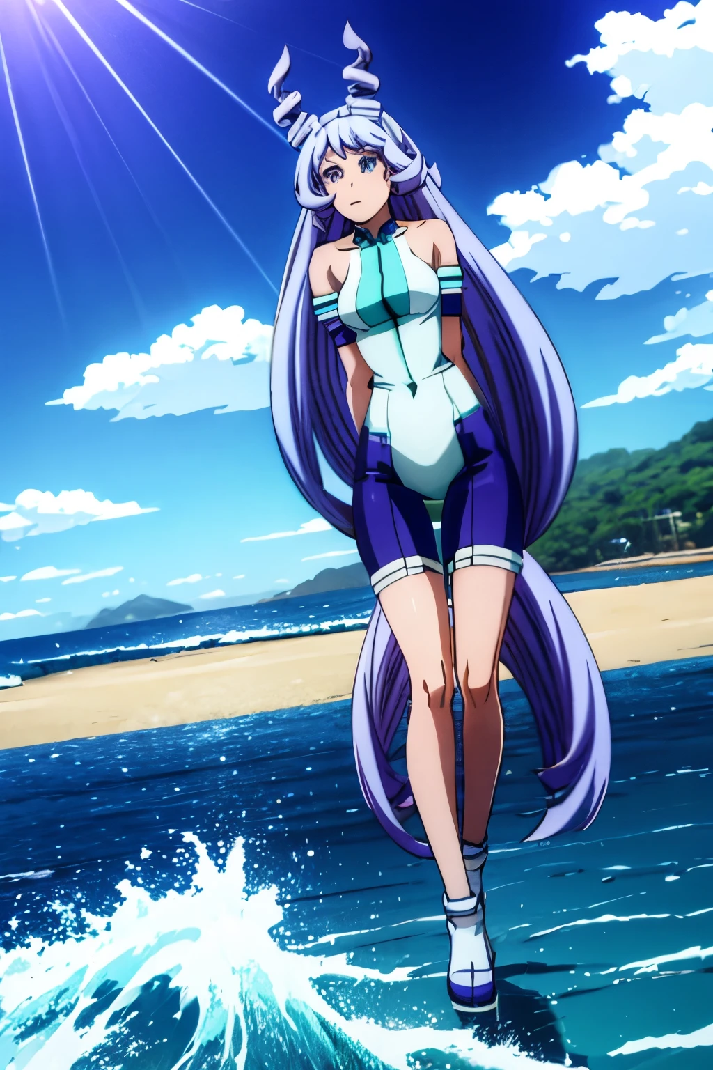 Nejire hadou en la playa