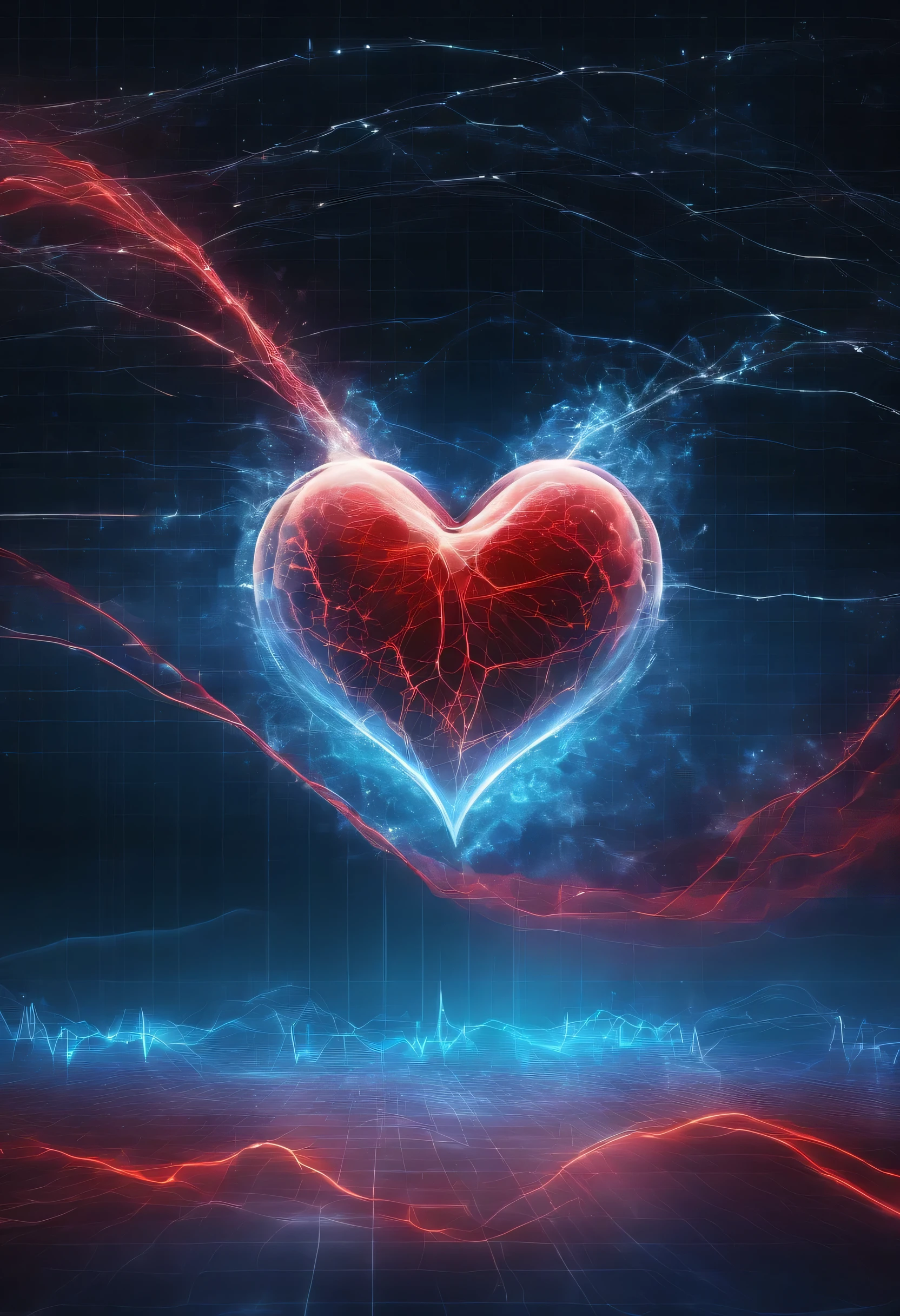 Impulse, Impulse, tachycardia, heart, heartbeat, cardiogram, heart pulse, ice