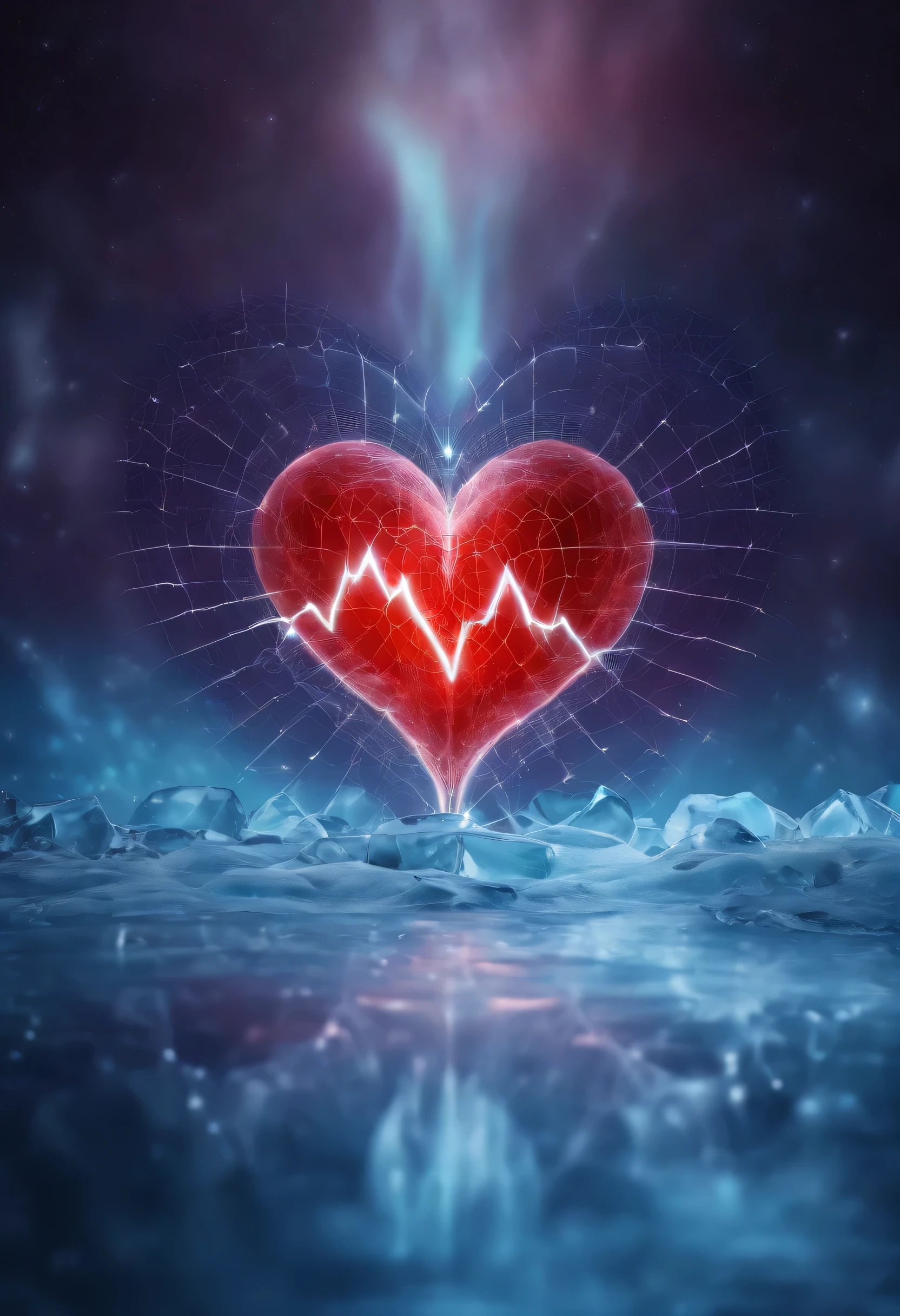 Impulse, Impulse, tachycardia, heart, heartbeat, cardiogram, heart pulse, ice