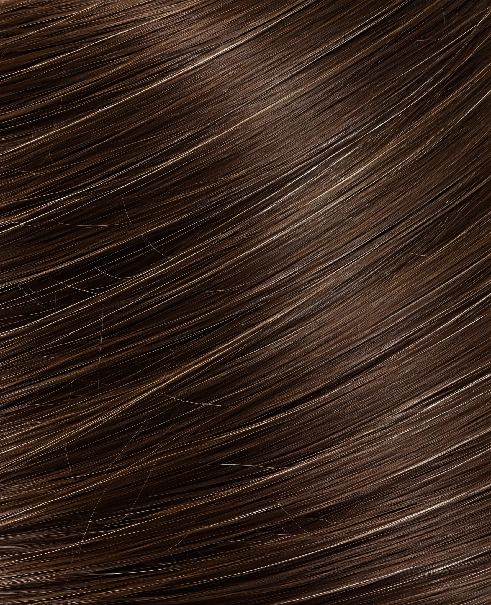 Italian brown medium long hair