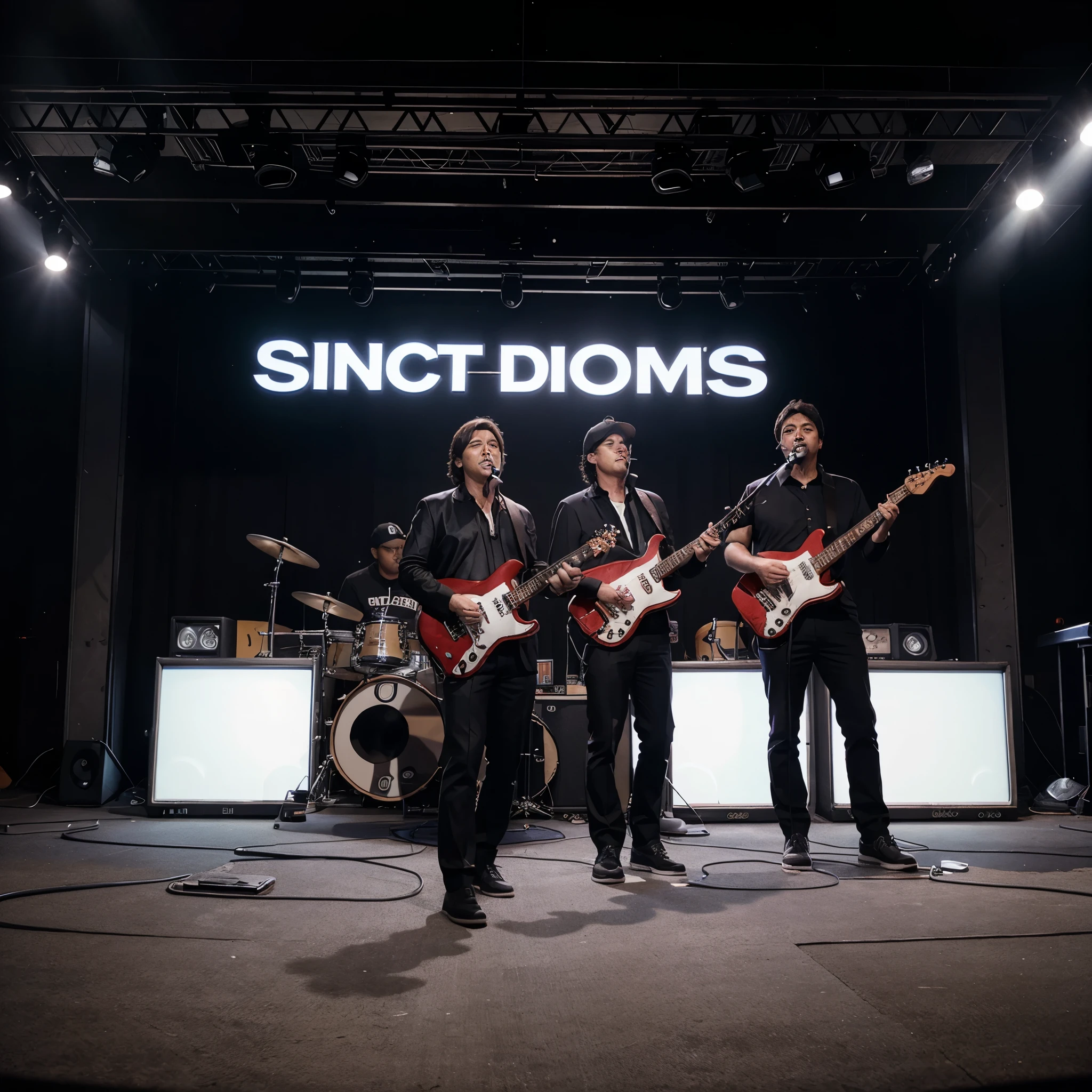 Make a logo named Dinomics Band