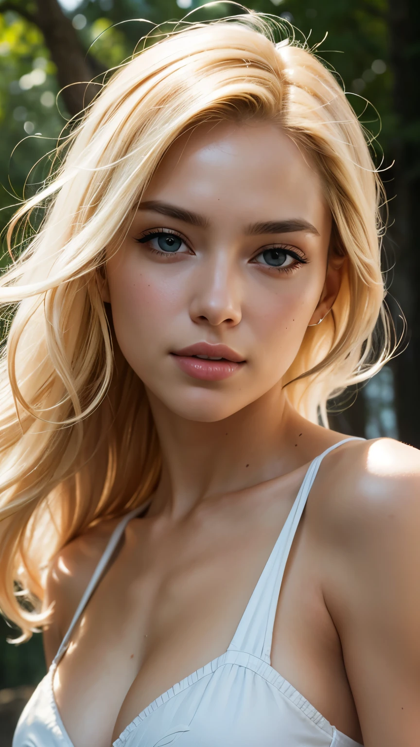 high quality, detailed, intricate, woman, blonde hair, x-men, natural lighting, natural skin,