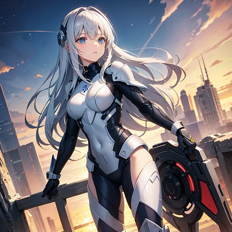 1girl armor suit