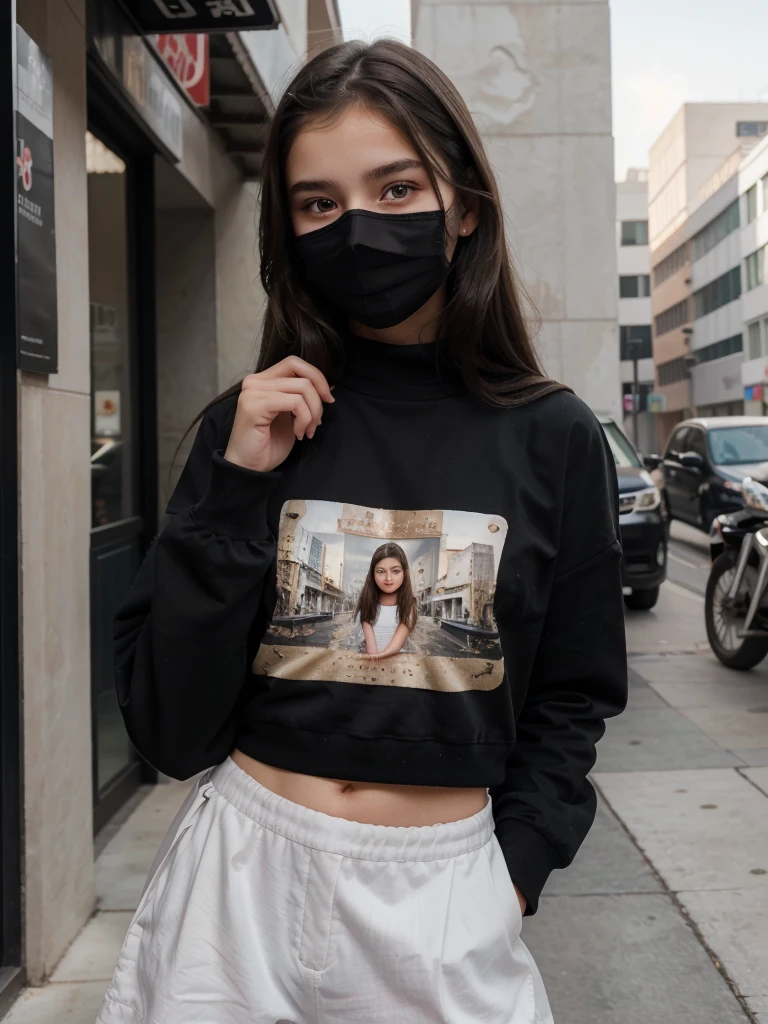 A cute girl, perfect face, beautifull ((14 years old girl)) Masterpiece, white skin, textured skin, super detail, high details, high quality, 8k