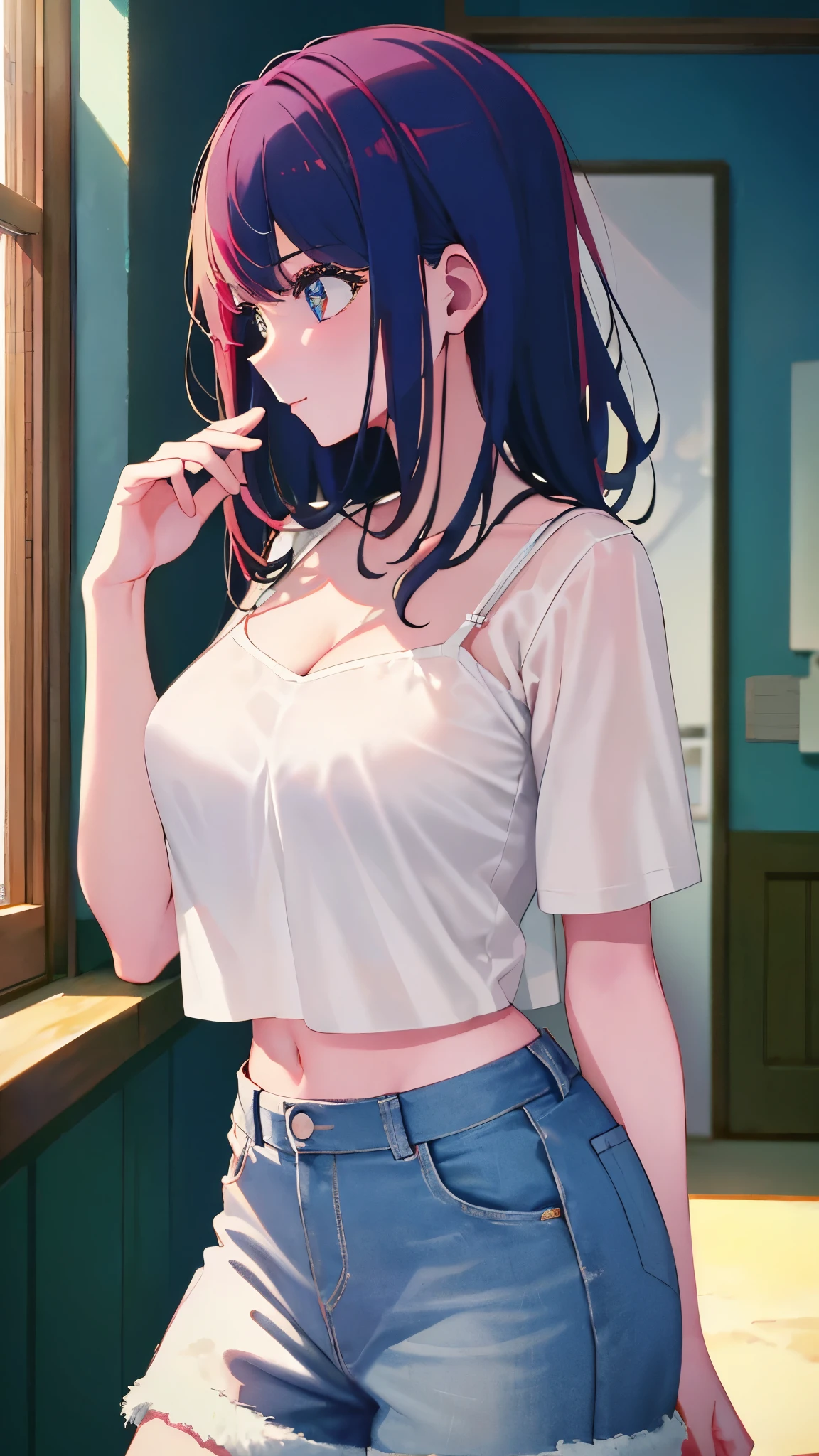 (fiche de conception de personnage, same character, Devant, Side, de la), ((extremely detailed illustration)), High resolution, des mains parfaites à cinq doigts, visage parfait . Deux filles de 25 ans, soeurs jumelles, avec de gros seins vêtu d'une combinaison en latex, (hentai style) ouverte aux parties intime, the scene shows her caressing her breasts, back bent facing the audience, angle de vue multiples, seductive and explicit, corps voluptueux et musclé, legs spread. NSFW❤️💕💖💋