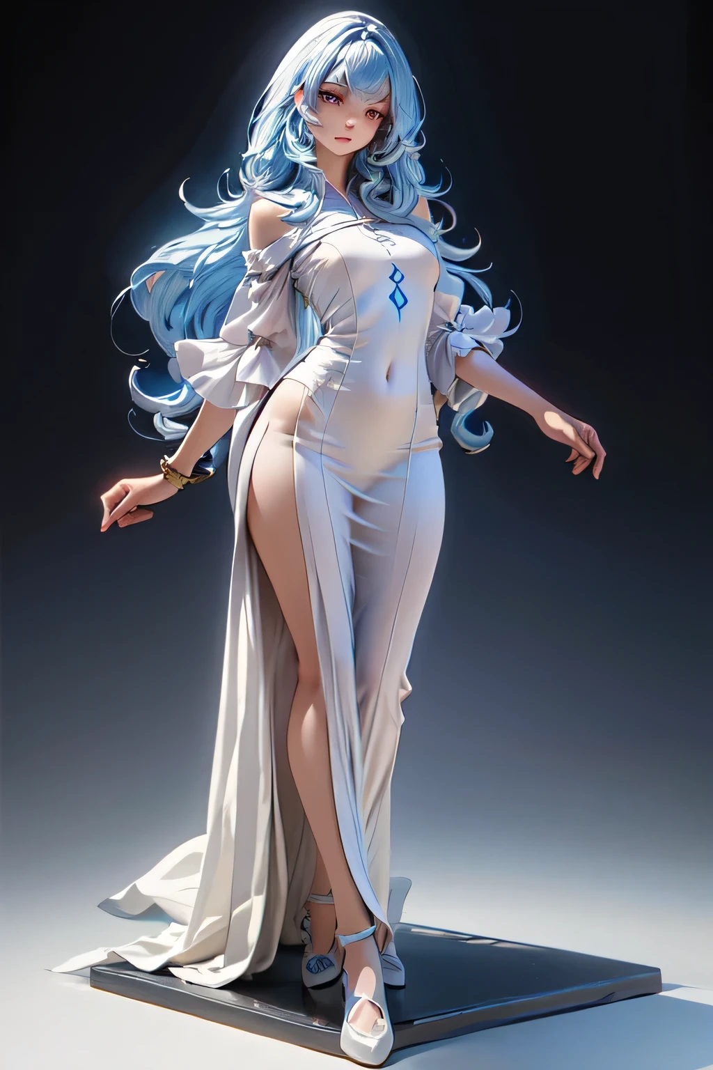 ((best quality)), ((masterpiece)), (detailed), 4K quality,Perfect face,Good figure,long flowing hair,jk,Full body image,expression,Game characters,looking into camera