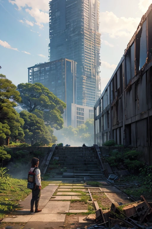 Tokyo　ruins　Devastation　plant