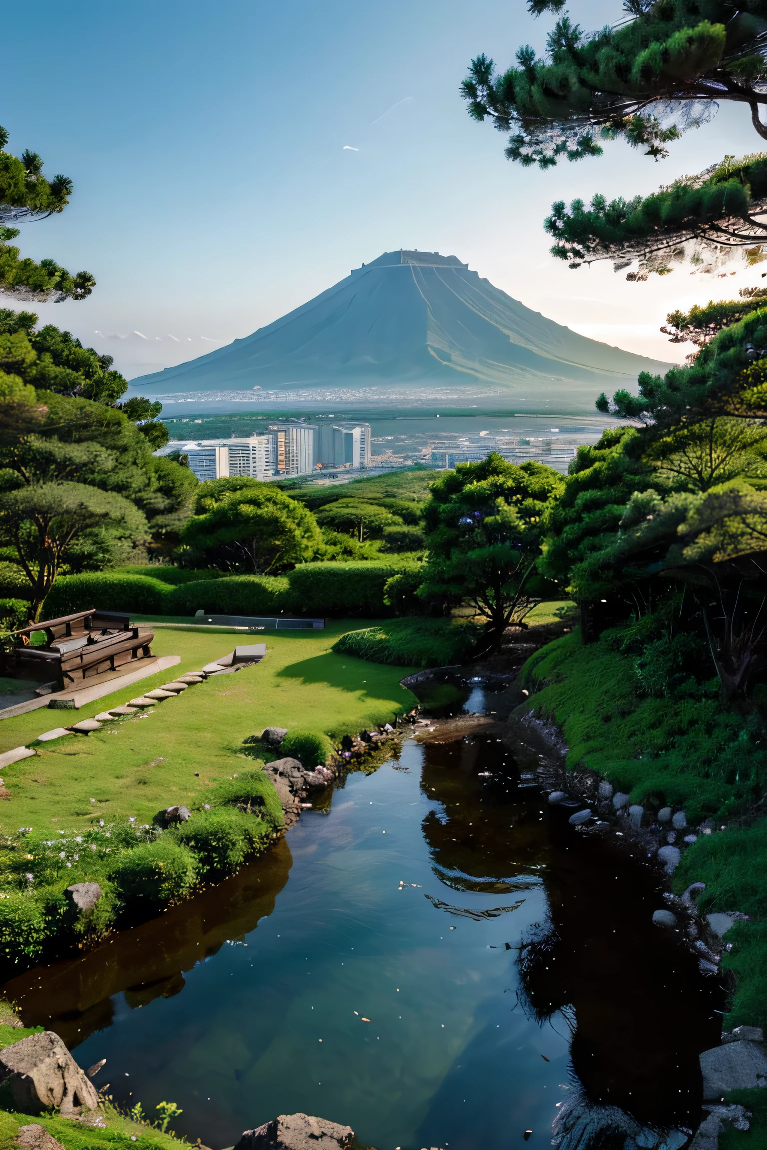 Scenery of Hallasan Mountain in Jeju Island, South Korea