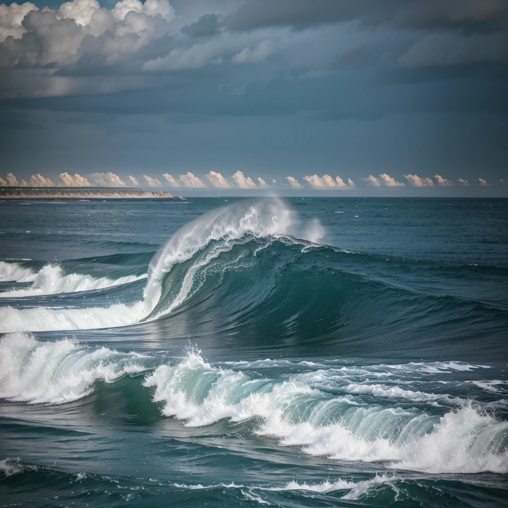 Animated photo of sea low quality 