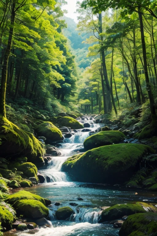 highest quality、landscape、Lush forest、Beautiful views
