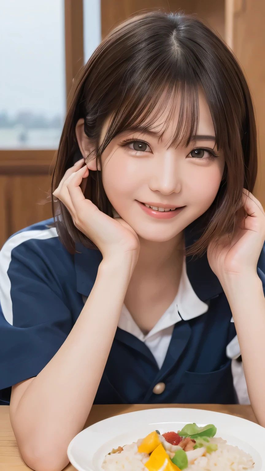 top-quality,fullbody shot,,super high resolution,(Realistic:1.4),Raw photography, Jersey,

generally,Girl pushing a bicycle at camp,cargo pants , Adventure Clothing , 8K, (RAW Photos: 1.2), (realism: 1.4), (Tabletop: 1.3), (Exquisite detail: 1.2), Delicate and beautiful details, (Eye details), (Facial details), (highest quality) :1.4), (Super Resolution: 1.2), Cinematic light, (Highly detailed illustration), (eyelash, highest quality, Super Resolution, Depth of written boundary, Wide Light, Natural Shadows,random cute pose, shy smile  , Raise your arms , Eat rice balls