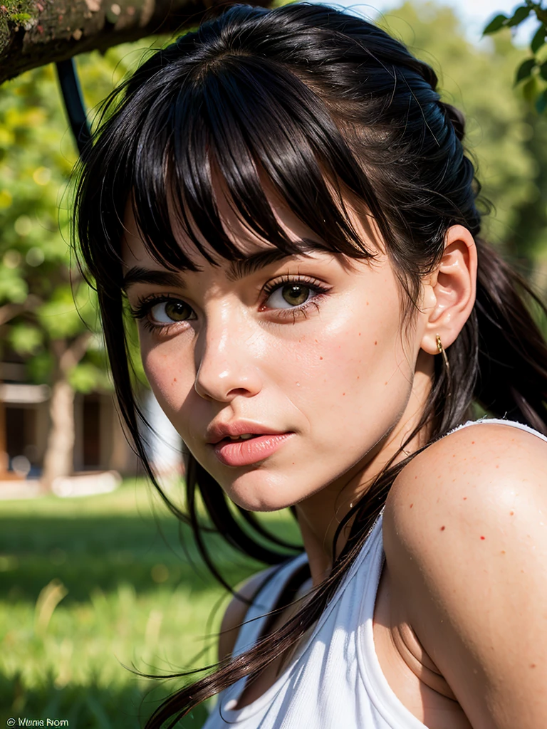 Rambo girl portrait