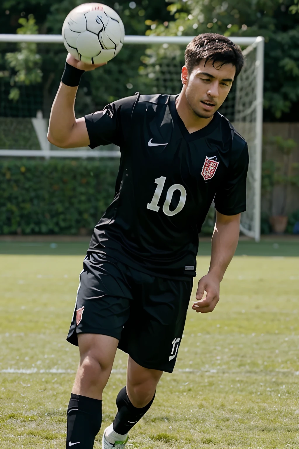 Man playing football
