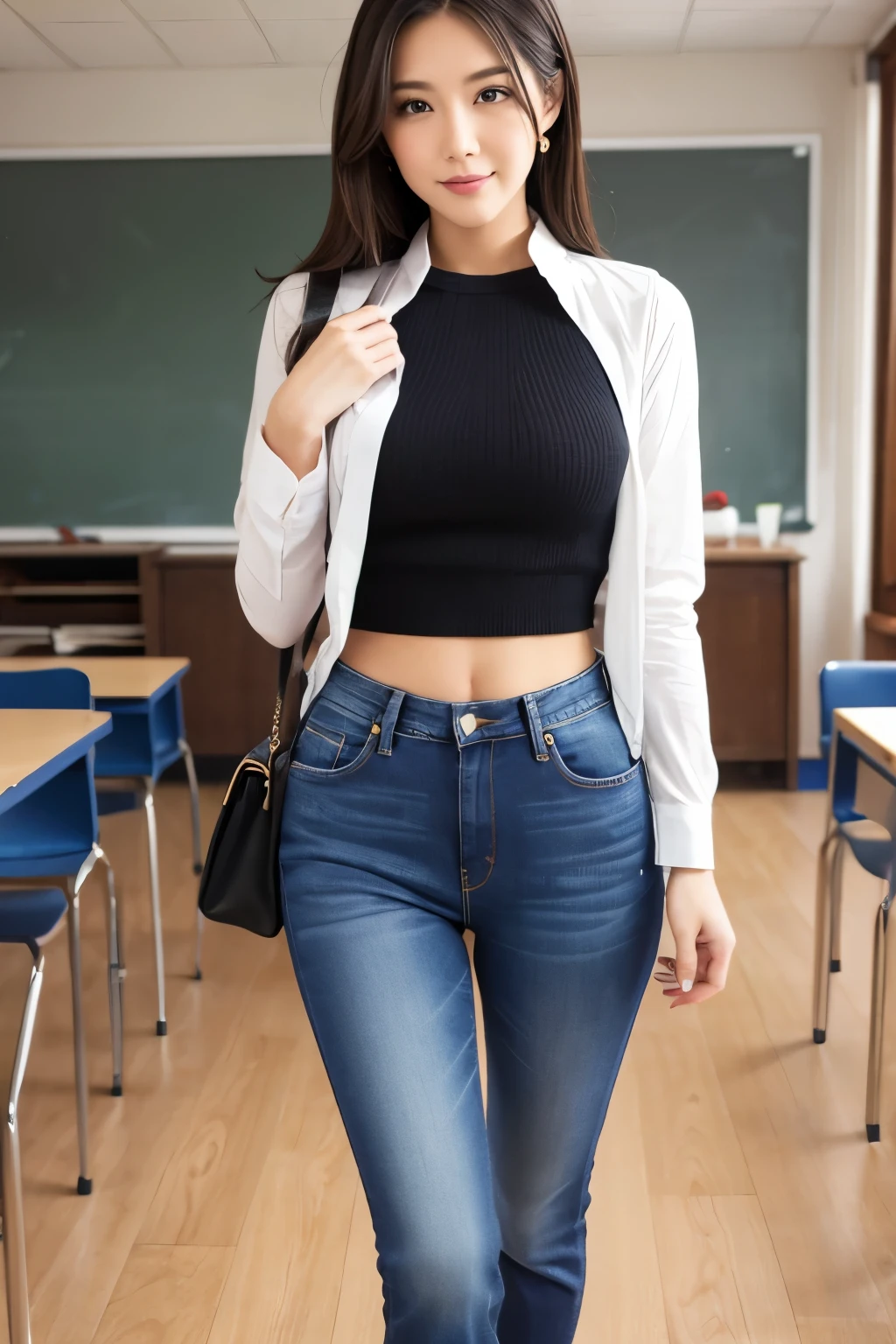 Sexy private teacher Sex jeans