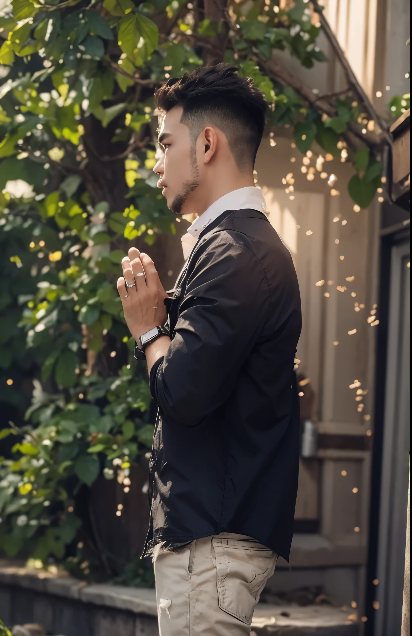 Change background sky white color shirt and hair styles and day click photo handsome boy cute boy realistic face hd photo ultra high quality 4k photo