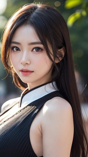 (8k, RAW Photos, highest quality, Tabletop:1.2), (Genuineistic, フォトGenuine:1.37),1 girl, Professional Lighting, Photon Mapping, Radio City, RAW Photos、(フォトGenuine:1.4)、Highly detailed and intricate 3D rendering, Soft studio light, Rim Light, Crisp details, Super detailed, Genuineな肌のテクスチャ, Beautiful Japanese actresses in their 50s、Detailed aspect, Beautiful fine details, Highly detailed CG Unity 16k wallpaper, Compensate, (Detailed Background:1.2), 1 girl, Cute Face, good,Temple Background、little black cheongsam, reality, Genuineistic photo, Highly detailed beautiful woman,(((Big Breasts)))、Has cleavage all over her body ,Round eyes, reality female hands、Audience, blush, A shy smile、 Full Body Shot ,plump、Front shot、(Please look closely at the camera:1.4)、A charming beautiful woman、Ideal ratio body proportions、Perfect Anatomy、Shiny Hair、Lip gloss),1 girl, alone, light brown Shiny Hair, scarf,Genuine, Looking at the audience、Please tilt your head a little、 唇はLip gloss,Big eyes、eyelash、Face is a little red、I'Embarrassing)、((Put in some very strong highlights、look at the Audience、Very beautiful beauty、Stick out your ears、Long neck、Smile a little、Beautiful Teeth、Open your mouth and laugh、Heart-shaped pupils))、Very cute supermodel、