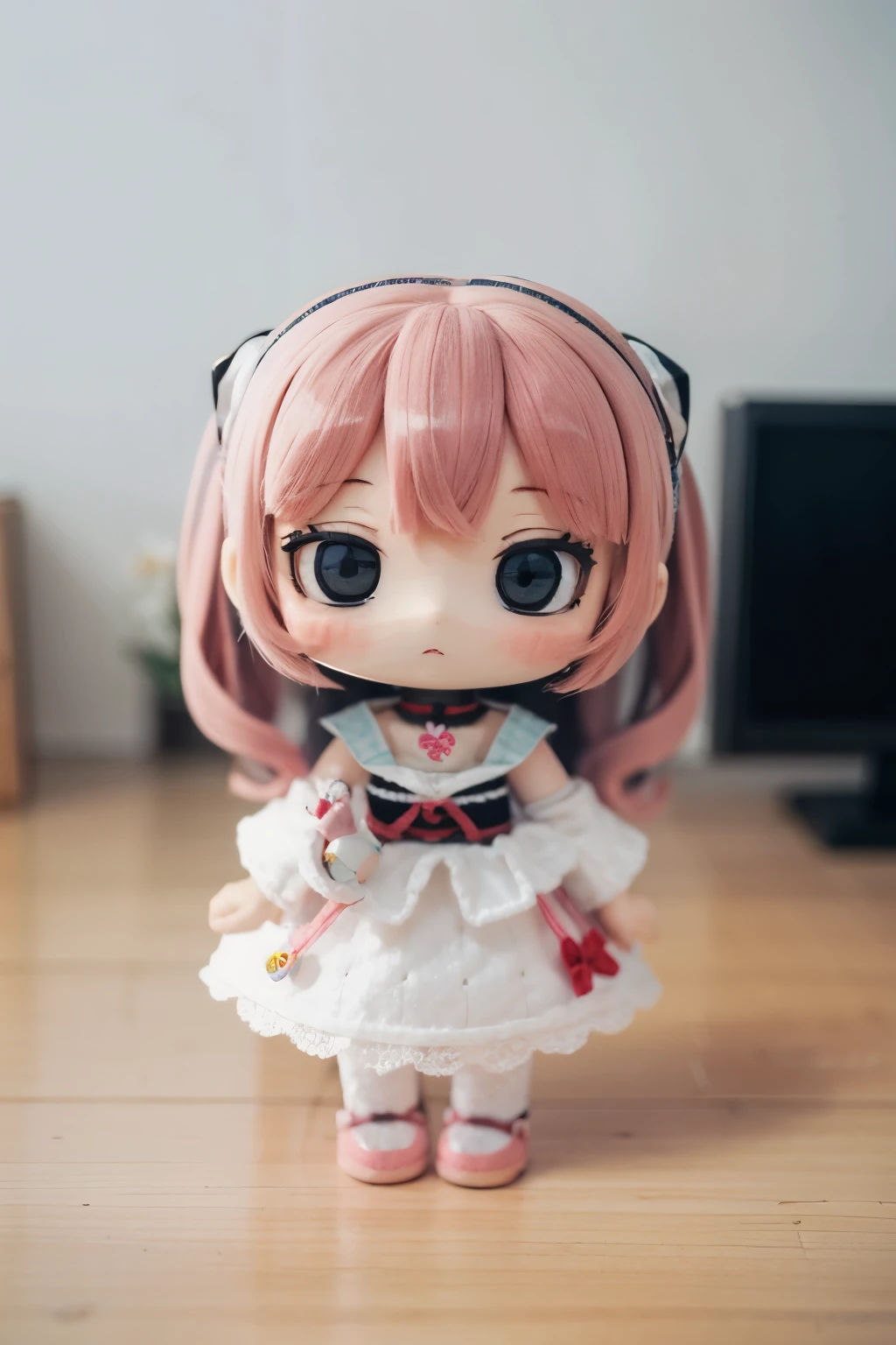 Photorealistic、Chibi Girl Doll（Presenting the appeal of EVs）