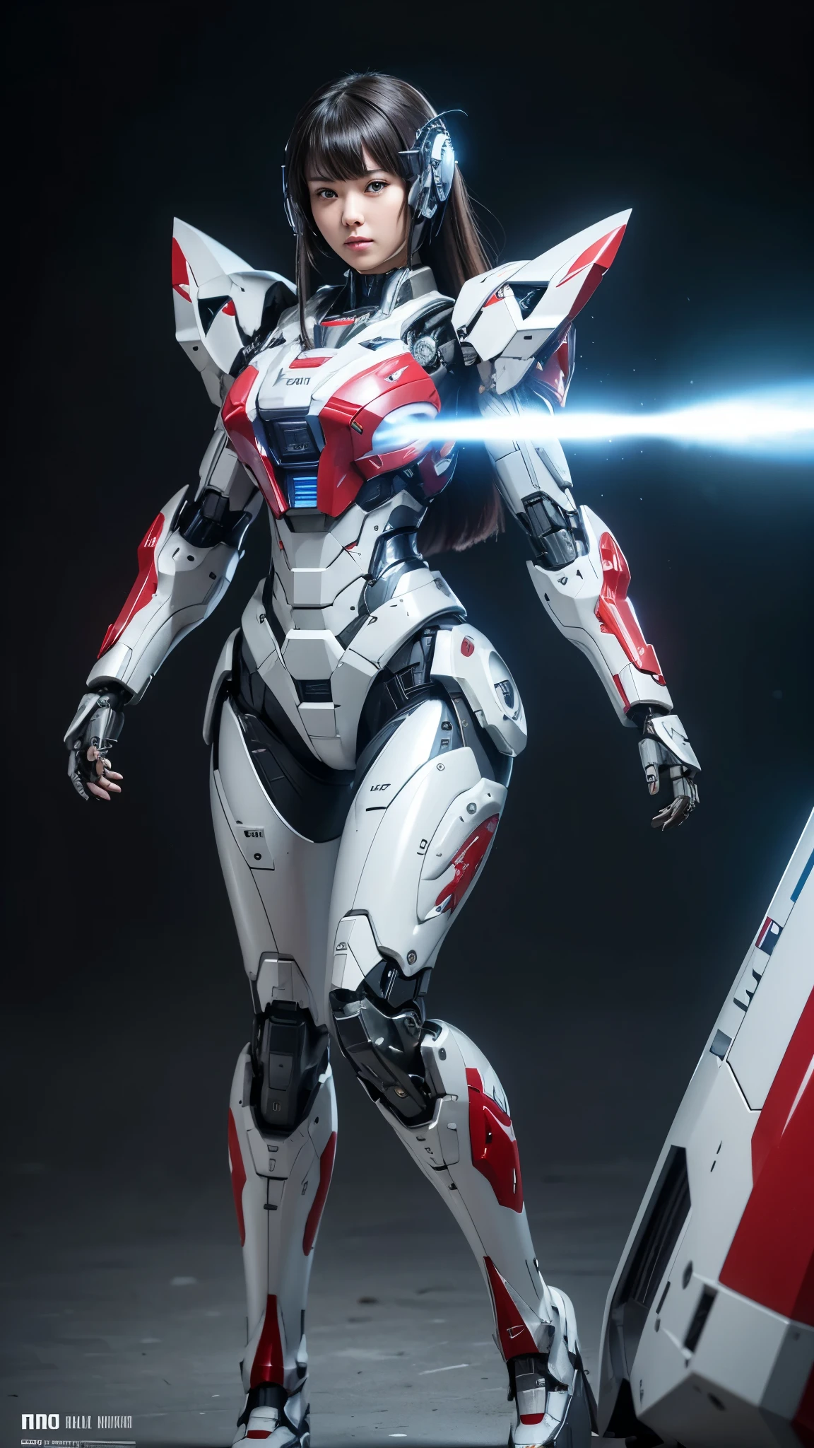 Super detailed, advanced details, high quality, High resolution, 1080p, hard disk, beautiful,(war machine),Armor War,(Rocket Missile)Capture the big picture,beautiful,Mecha cyborg girl,battle mode,Mecha body girl,She is wearing a futuristic war machine weapon mecha,A powerful cyborg woman, sleek and futuristic, with advanced mechanical augmentations that enhance her strength and capabilities.