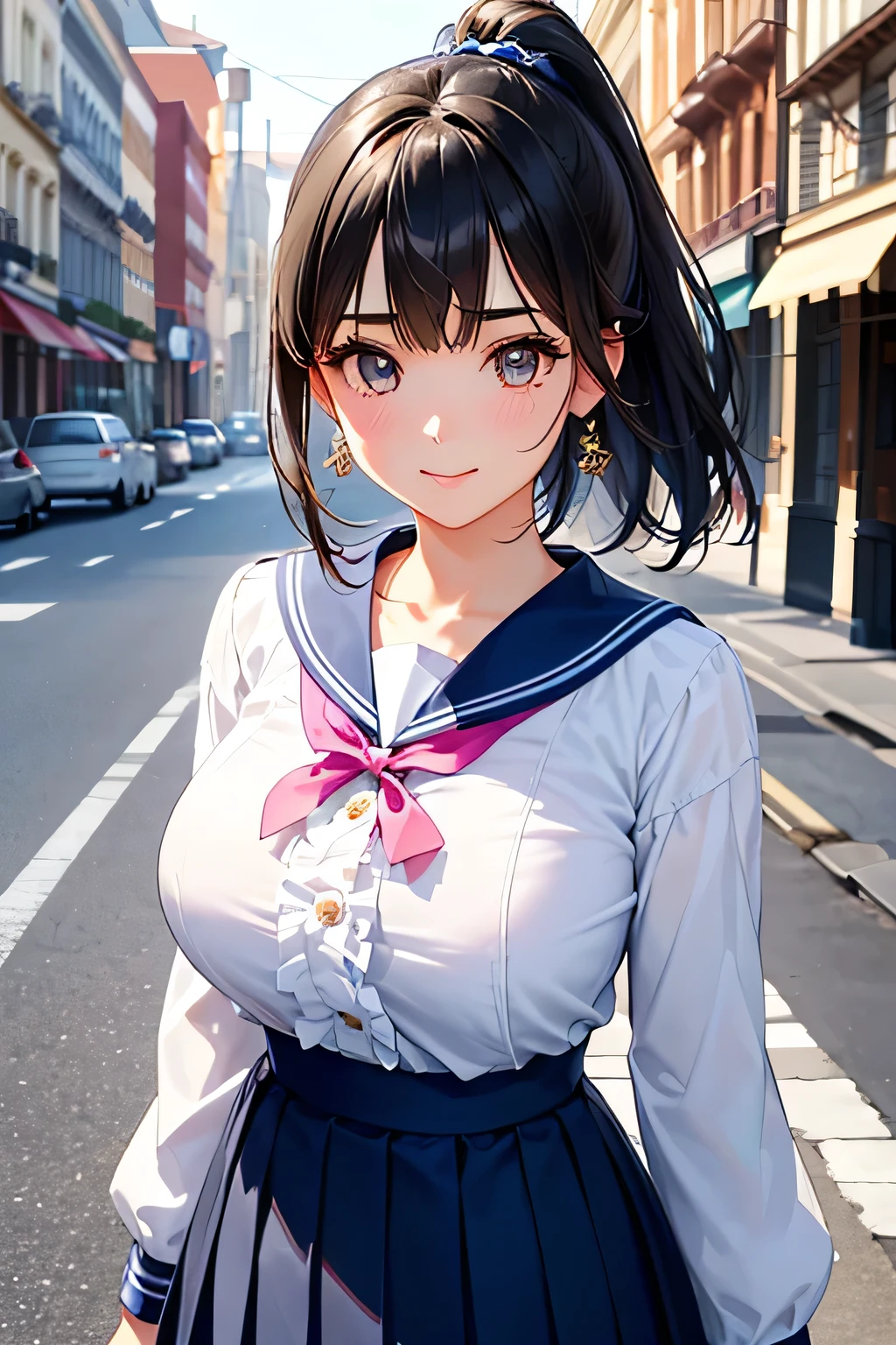 high quality、((3 big breasted elementary school students))、cute hairstyle、cute hair dye、cute colorful sailor suit、white sailor collar、Sweet plaid pleated skirt、Colorful and cute school cardigan、amusement park、 ((Everyone teary-eyed、everyone blushes、Everyone half crying))、pantyhose syndrome、shot and panties, ((((All nipples、Everyone shows their big pink nipples、Everyone had their arms tied behind their backs.))))、((Keep your hands behind your body and do not show them))