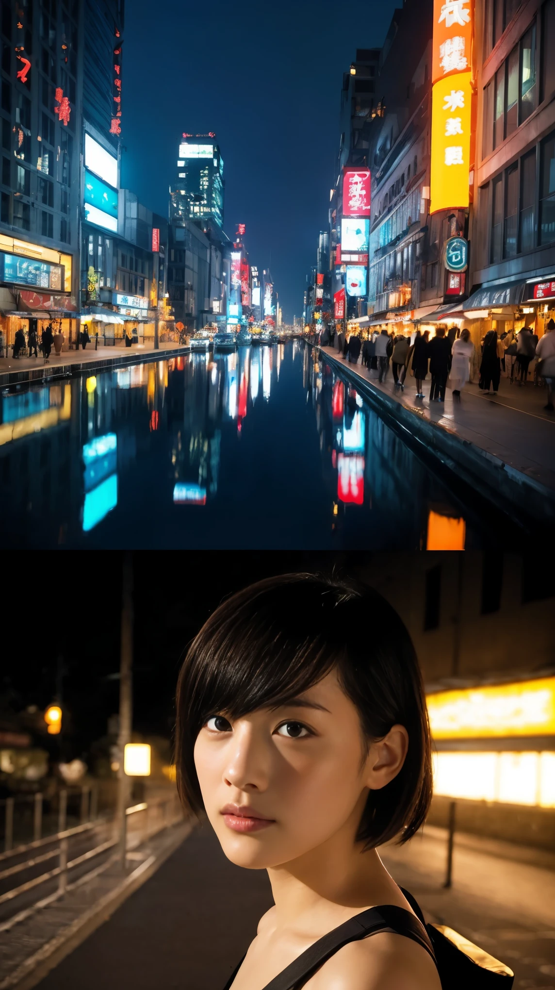 anime風の女性キャラクターのカラフルなプロフィール写真. anime「My Favorite Child」has characteristics that are clearly different from. The setting is a futuristic city lit up by neon lights. The environment is stimulating and adventurous. The camera settings are、A digital camera with a low ISO setting. This lens is a medium aperture zoom lens.. キャラクターデザインは日本のイラストレーターとanimeーターにインスピレーションを受けた, Akiko Sterrenberger, Photographed by Makoto Shinkai, Your Name。Director of
