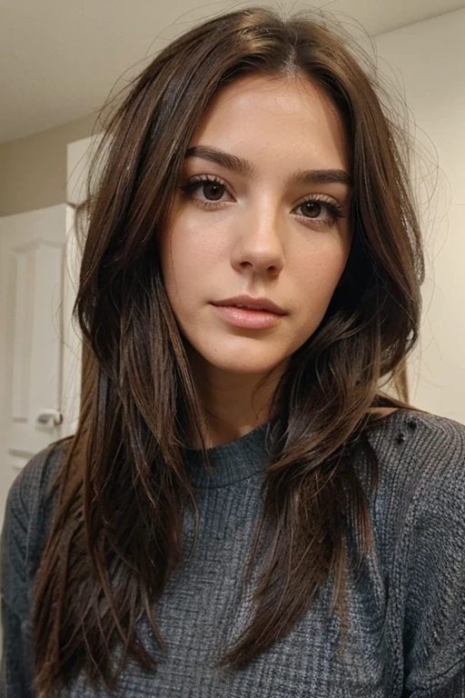 make hair longer and jaw more brown and a little wider