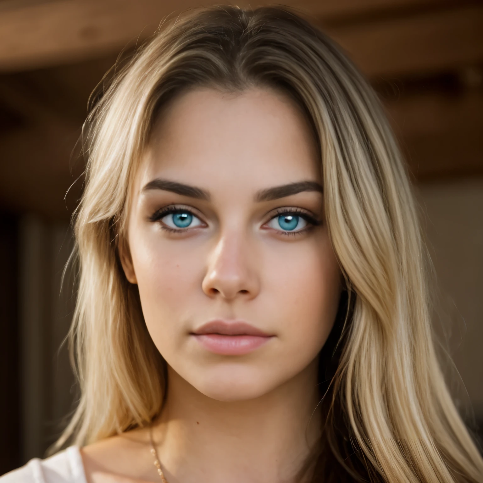 youthful teen, Jessa Rhodes, blueeyes, large round breasts, messy bob hair, face focus, setting on bed at night, looking at viewer, (bleached hair with brown roots),