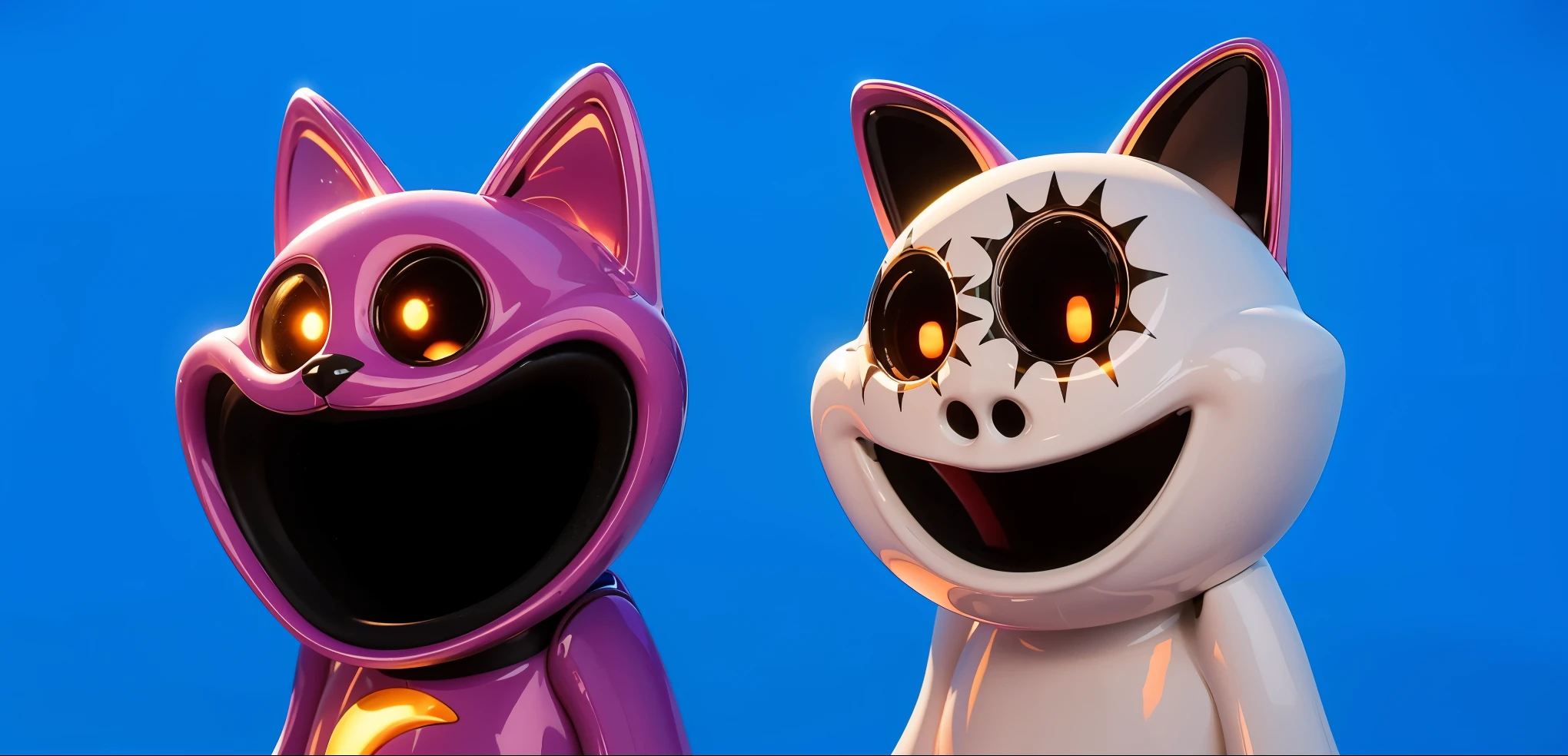 Create an image of colorful individual sections. The object must have transparent walls and be divided into compartments of different colors: red, purple and green. Each section should be clearly visible through transparent walls. The background of the image should be a bright blue color, highlighting the bright and playful design of the terrarium. cartoon key frame rendering, cute 3D rendering, Shiny metallic,Create ultra sharp цветной рендеринг zbrush. perfect cgi, cgi art created only with gradients, smooth silhouette, Create ultra sharp skin, high intensity refraction, (plastic material), most beautiful vfx, blue background, plastic refractions, glossy texture, smooth 3d model, multiple light sources, rim light, sharp post effects render, (glossy plastic texture with multiple big light probe refractions), perfect cgi, cgi art created only with gradients, smooth silhouette, high intensity refraction, (plastic material), most beautiful vfx, blue background, plastic refractions Create ultra sharp